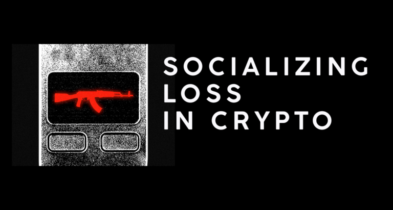 socialized loss is a popular strategy used by crypto exchanges to prevent them from becoming insolvent