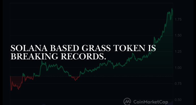 solana based grass token is breaking records.